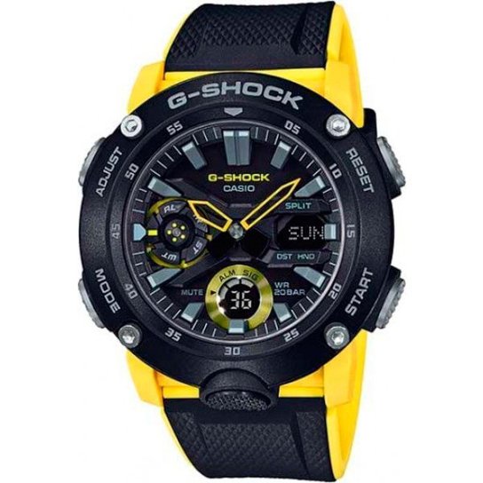 Relógio Casio G-Shock GA-2000-1A9DR Carbon Core Guard - Amarelo Menor preço em Relógio Casio G-Shock GA-2000-1A9DR Carbon Core Guard - Amarelo