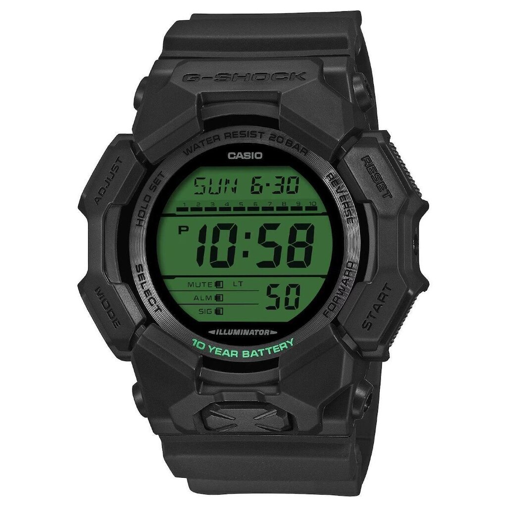 Relógio Casio G-Shock GD-010BEG-1DR Black and Electro Green