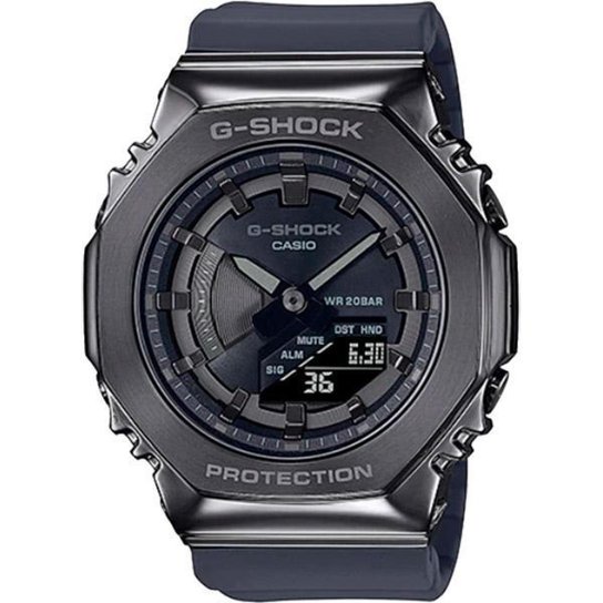Relógio Casio G-Shock GM-S2100B-8ADR Aço Inoxidável - Preto Menor preço em Relógio Casio G-Shock GM-S2100B-8ADR Aço Inoxidável - Preto