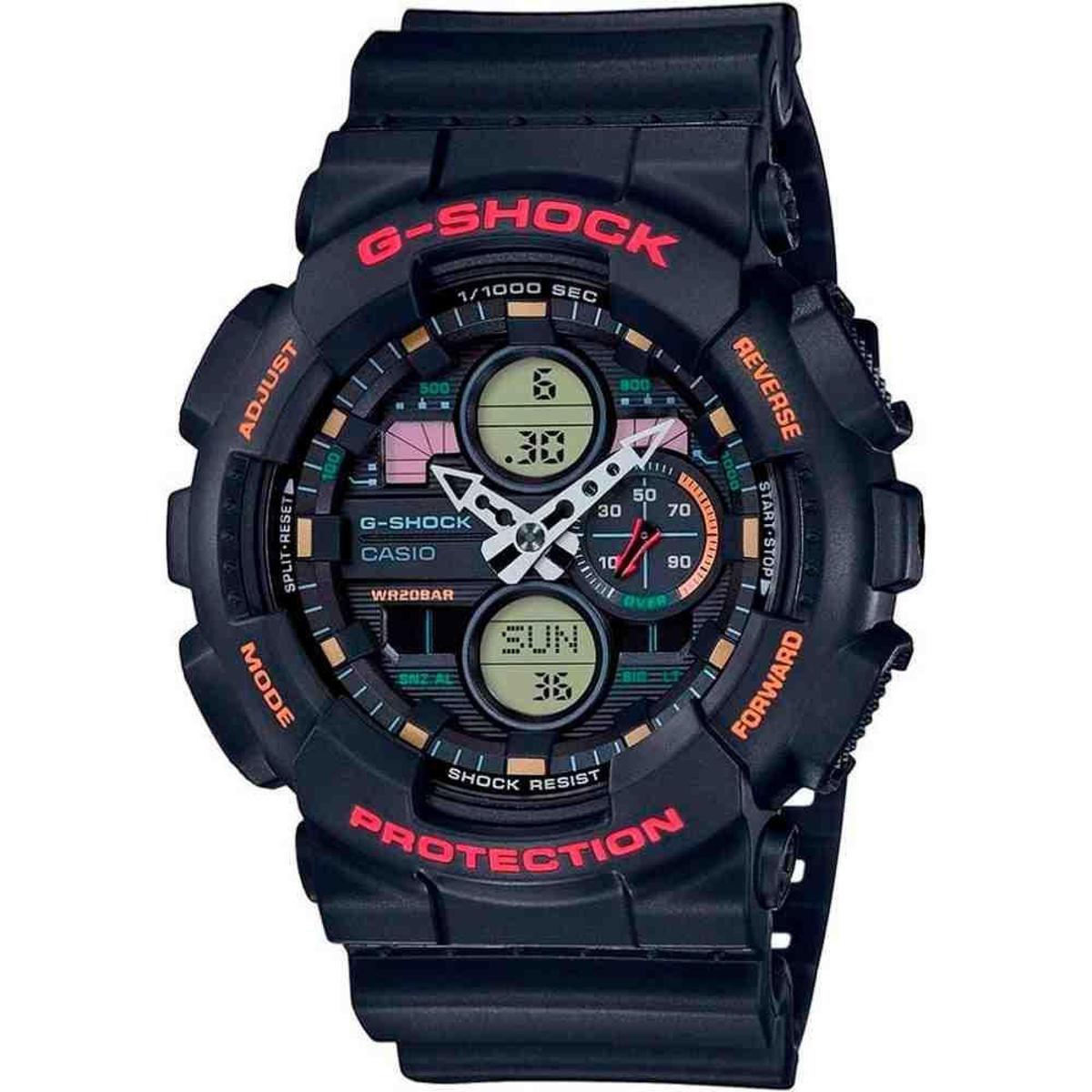 Relógio Casio G-shock Masculino Ga-140-1a4dr Menor preço em Relógio Casio G-shock Masculino Ga-140-1a4dr