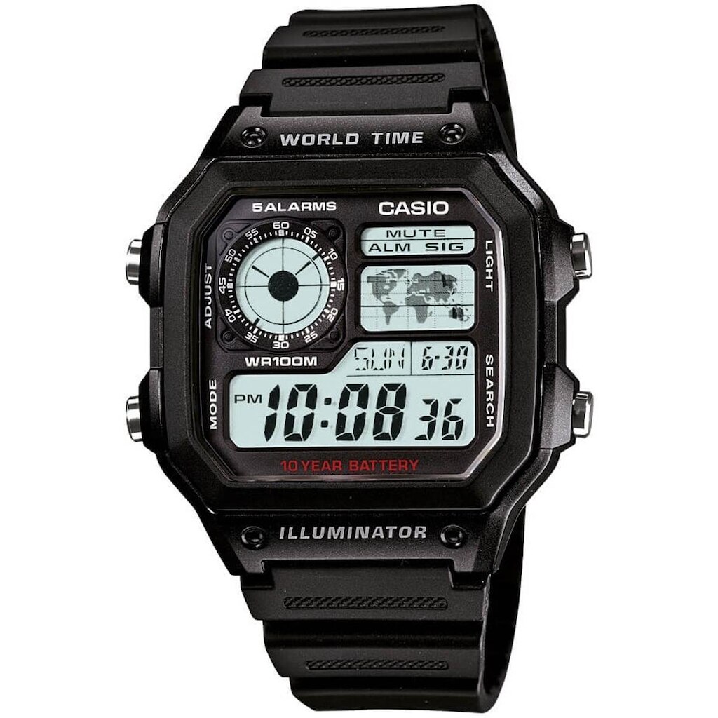 Relógio Casio Standard AE-1200WH-1AVDF Masculino