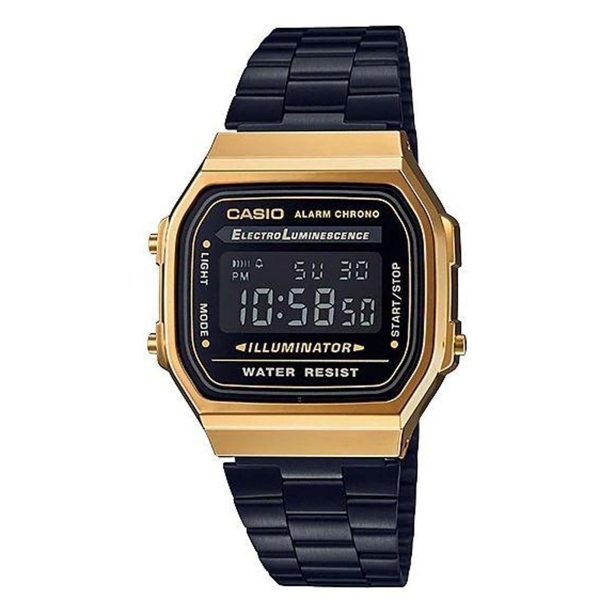 Casio preto com dourado Clearance