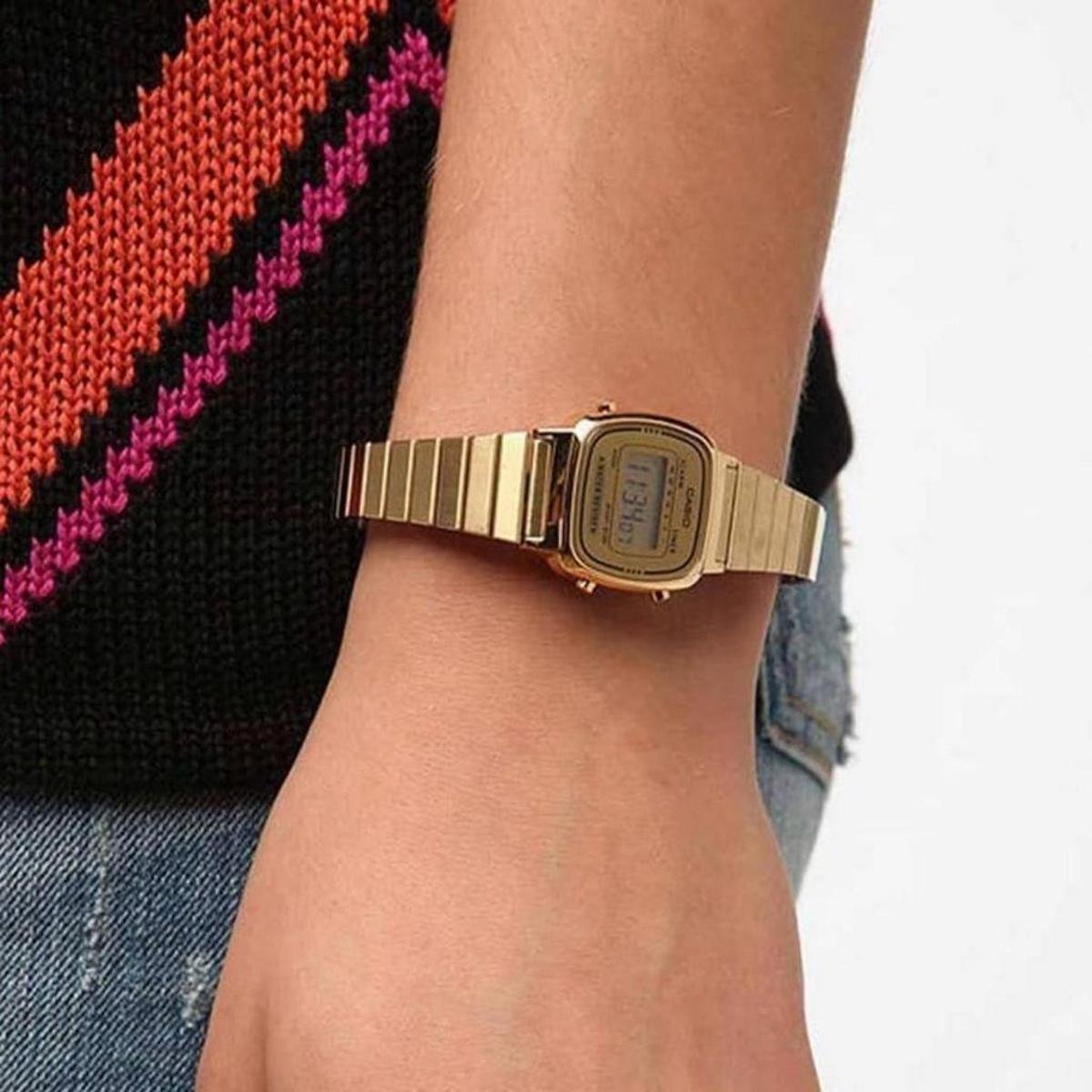 casio vintage dourado