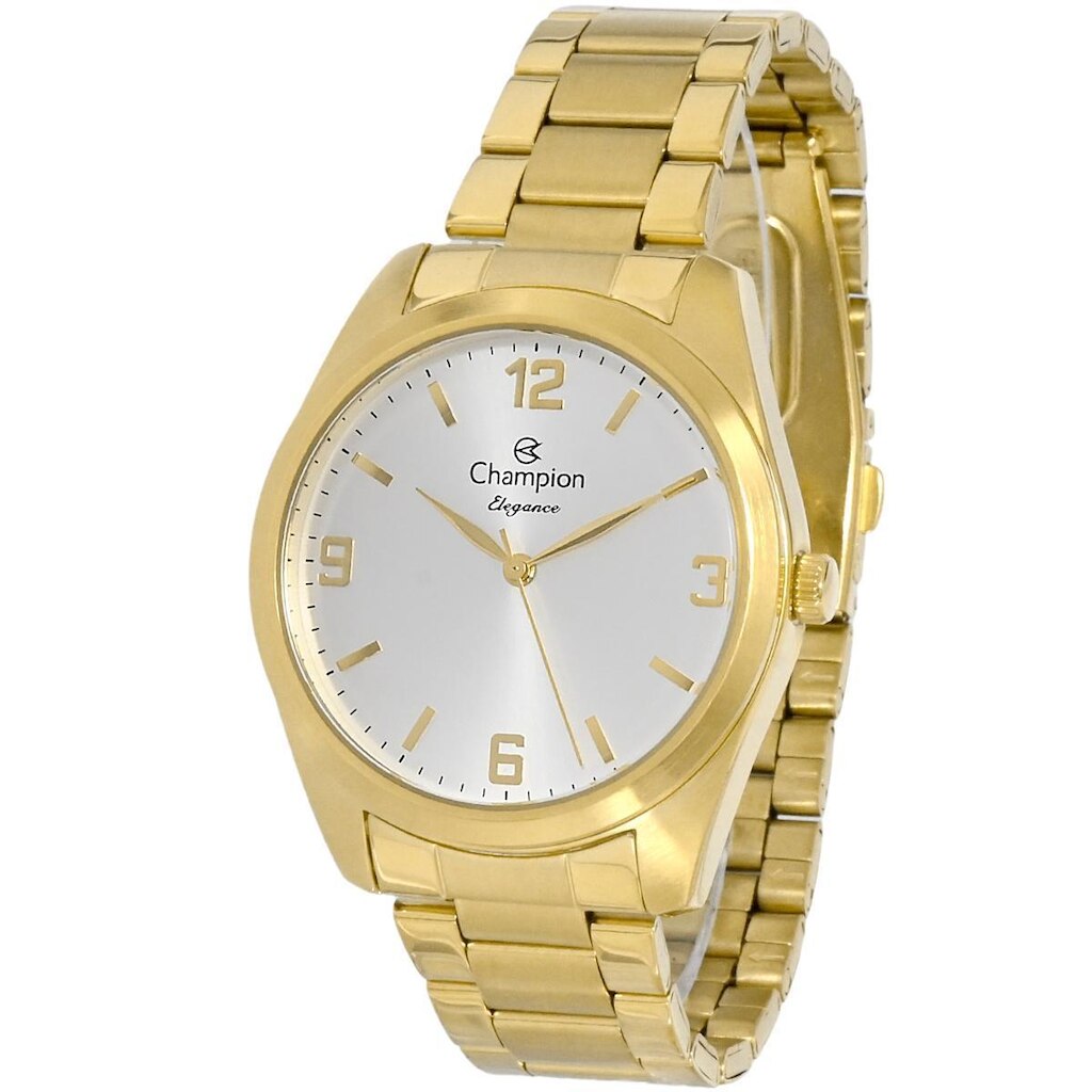 Relogio Champion de pulso Dourado Original Elegante