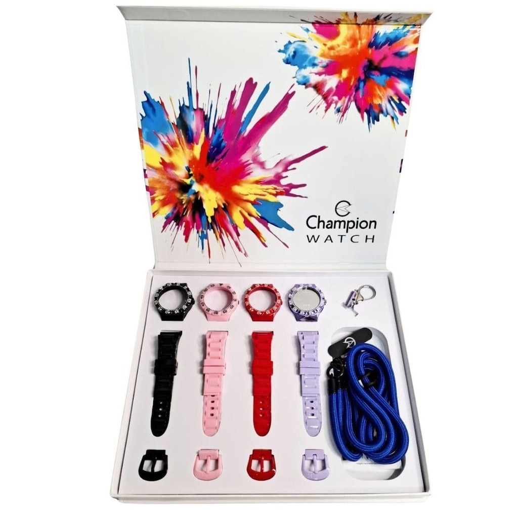 Relógio Champion Digital Troca Pulseiras Analógico CP40377C