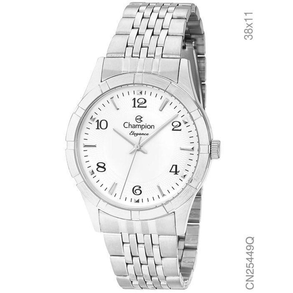 Relógio Champion Elegance CN25449Q Prata