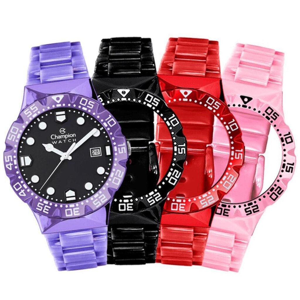 Relógio Champion Watch Troca Pulseiras