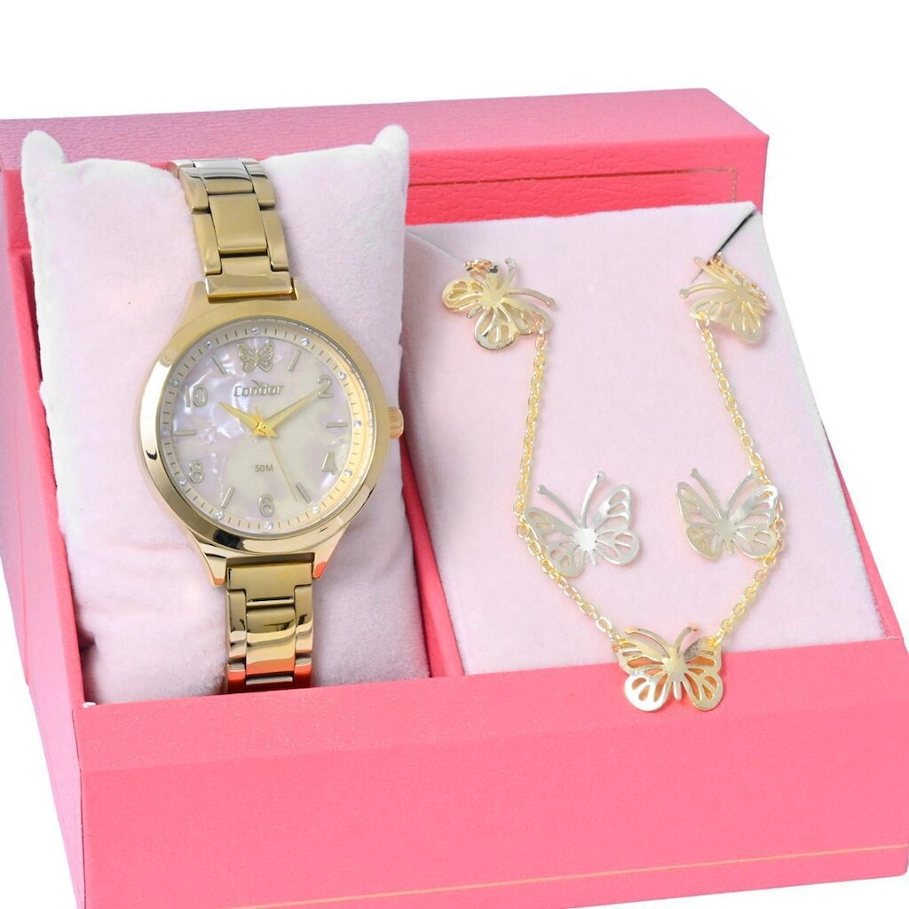Relogio Condor de Pulso Feminino Resistente com Detalhes
