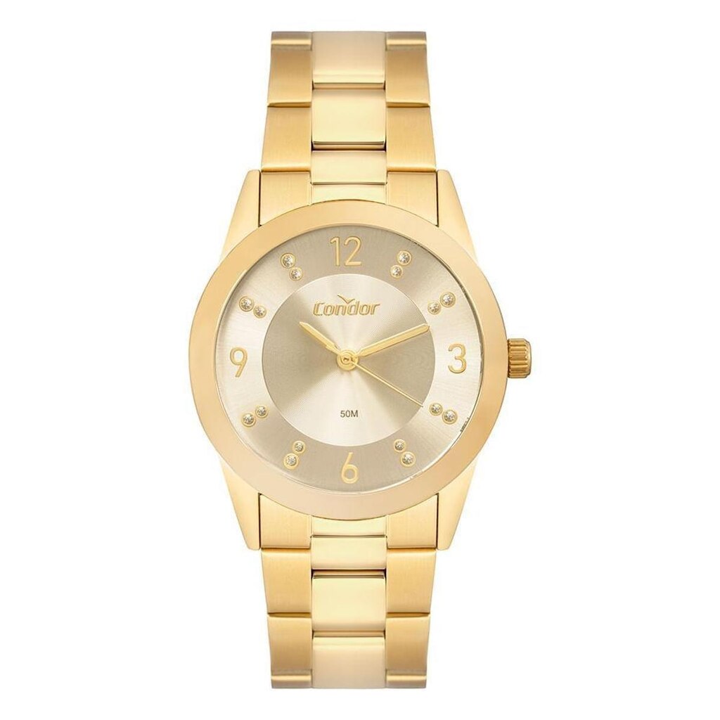 Relógio Condor Feminino Dia A Dia Dourado - CO2035NQN/4X
