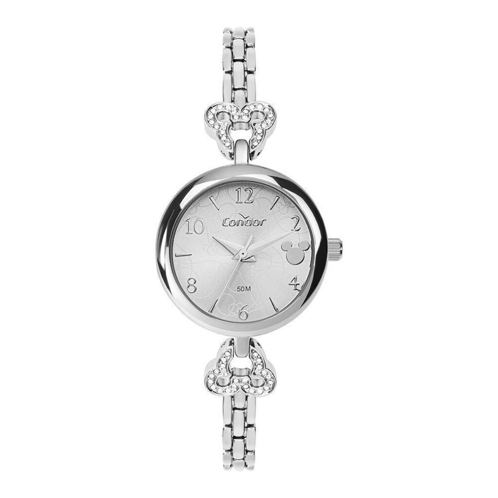 Relógio Condor Feminino Disney Mickey Prata - CO2035NVZ/5K