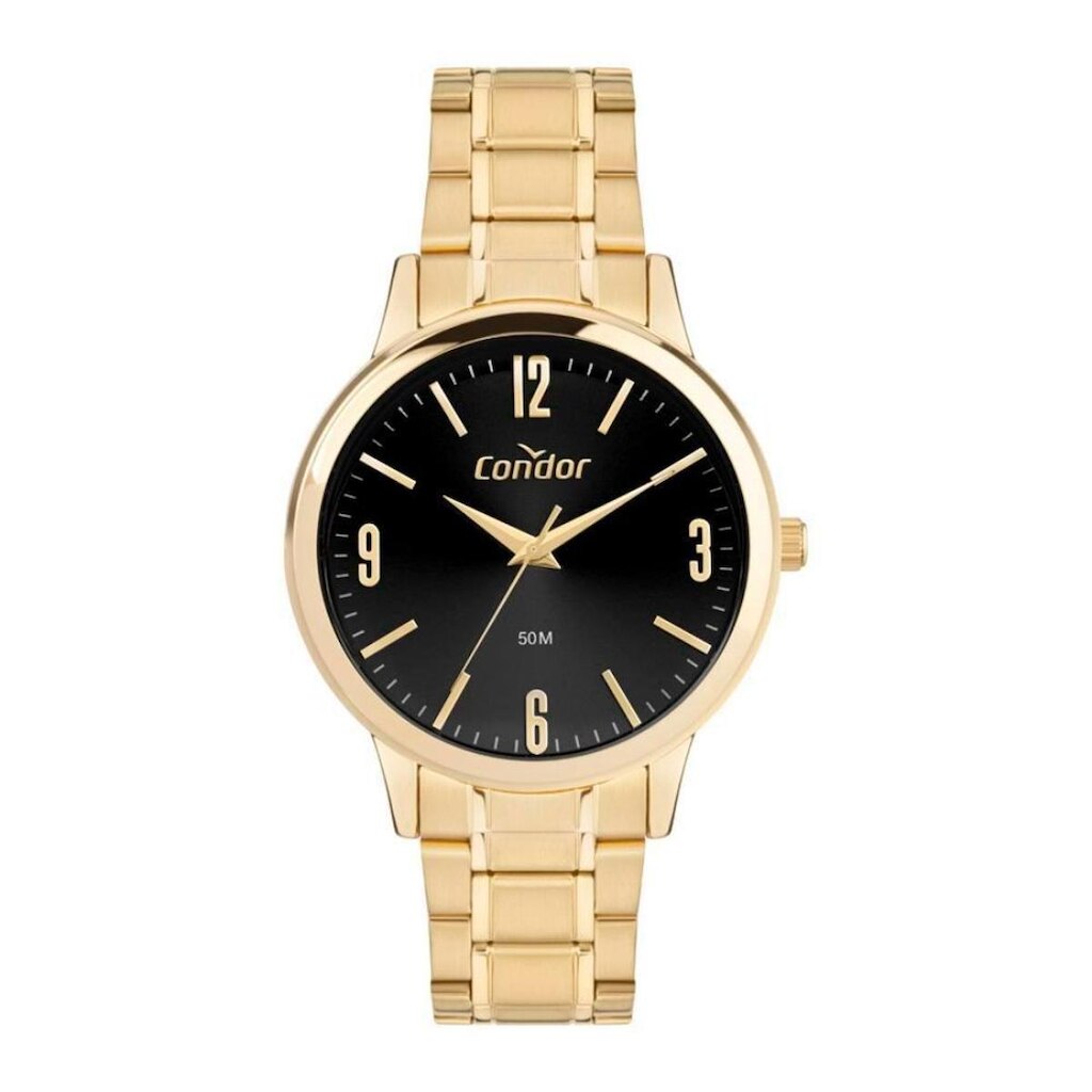 Relógio Condor Masculino Ref: Co2035obk/4d Classico Dourado