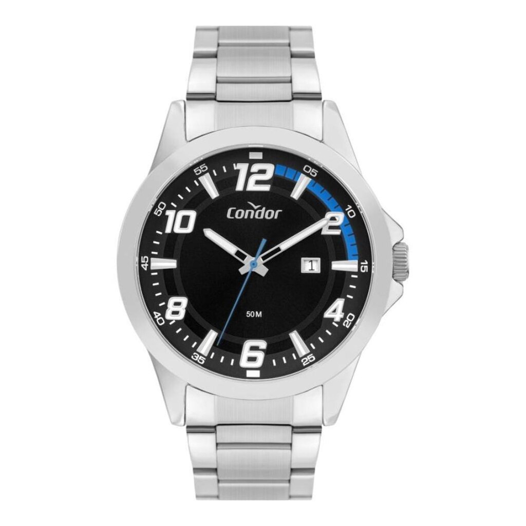 Relógio Condor Masculino Ref: Co2115nef/4k Esportivo Prateado