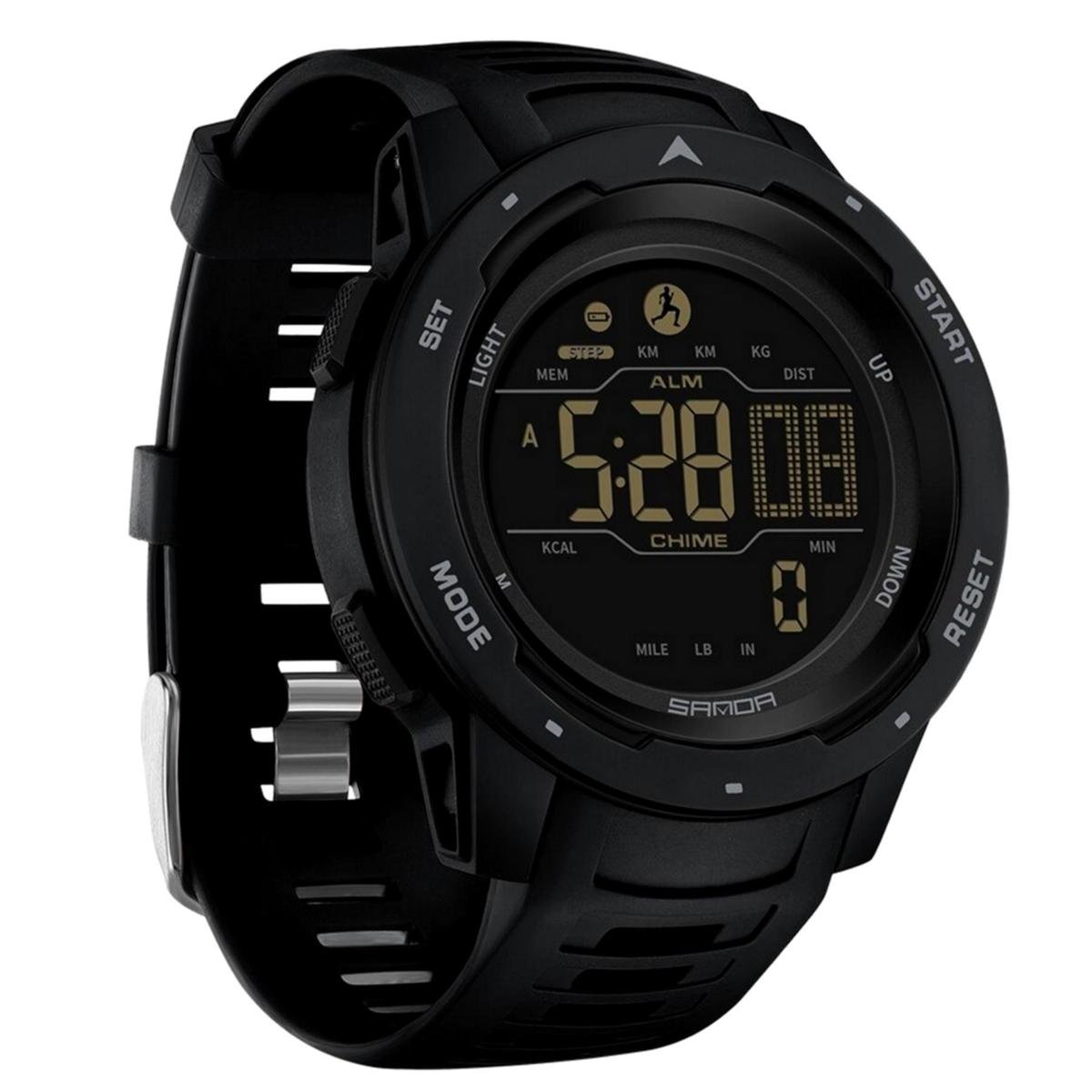 Relógio Digital Masculino Esportivo Tela Led Display Luminoso A Prova Dagua - Branco Menor preço em Relógio Digital Masculino Esportivo Tela Led Display Luminoso A Prova Dagua - Branco