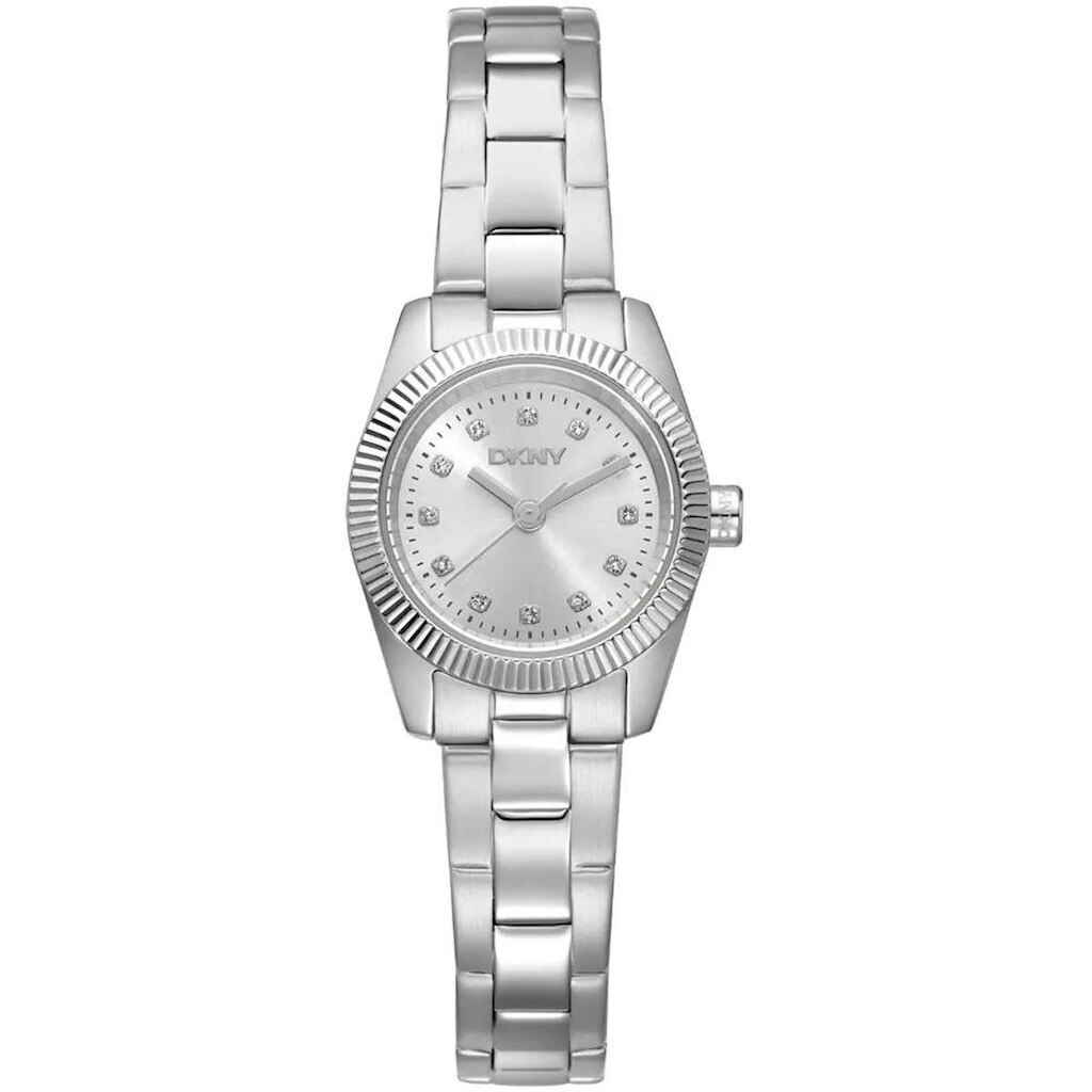 Relógio Dkny Feminino Ref: Dk1l125m0015 Clássico Prateado