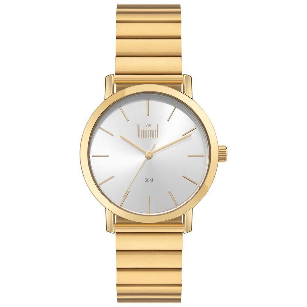 Relógio Dumont Masculino Traveller Dourado - DU2035MPA/4K