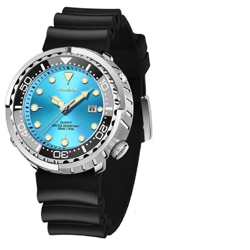 Relógio Elashopp Casual Silicone Luxo Quartzo Data Impermeável