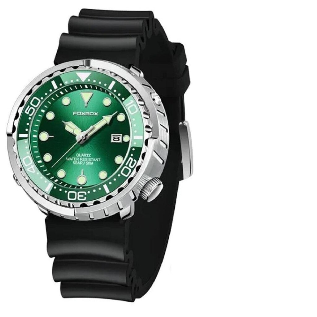 Relógio Elashopp Masculino Casual Silicone Luxo Quartzo Data Impermeável