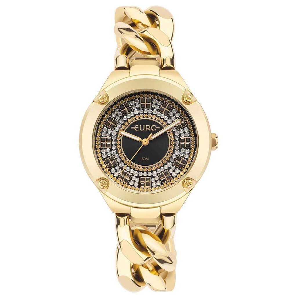 Relógio Euro Feminino Chains Dourado - EU2035YTJ/4E