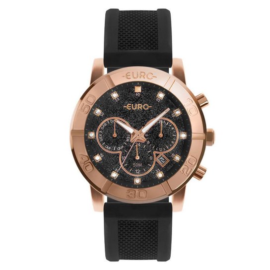 Relógio Euro Feminino Delux Rosé - EUOS20AA/5P EUOS20AA/5P - Incolor Menor preço em Relógio Euro Feminino Delux Rosé - EUOS20AA/5P EUOS20AA/5P - Incolor