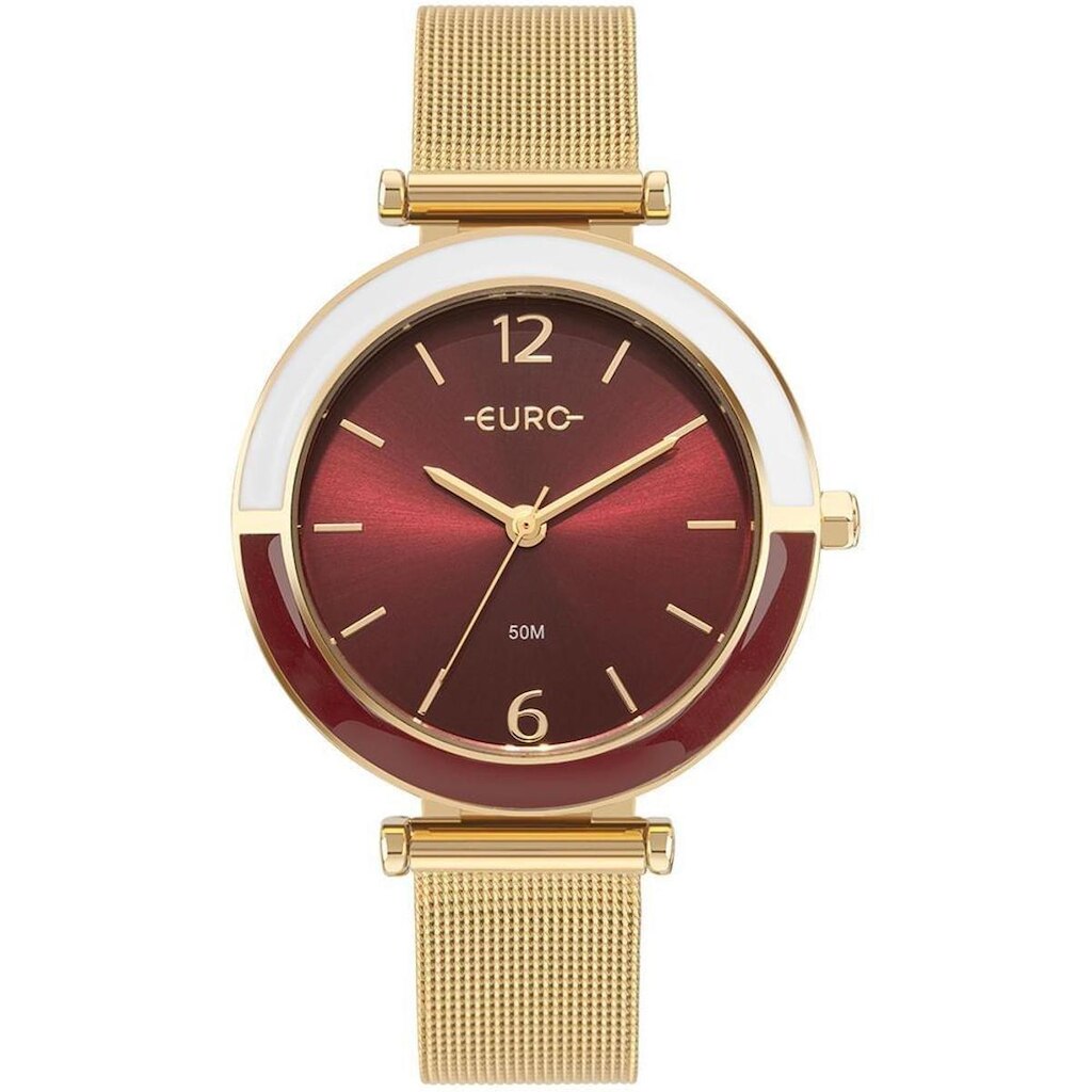 Relógio Euro Feminino Glitz Dourado - EU2035YXQ/4V