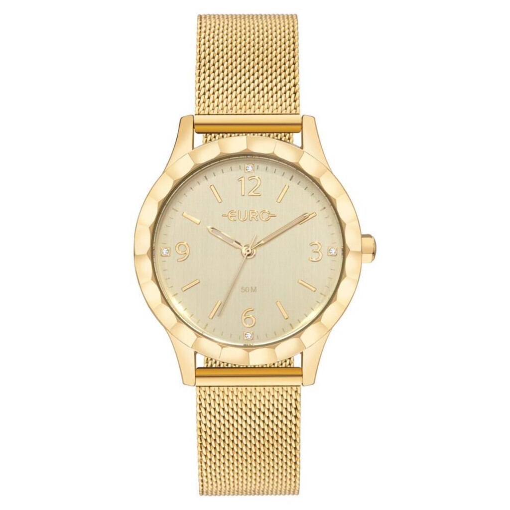 Relógio Euro Feminino Glitz Dourado - EU2036YVW/4X EU2036YVW/4X