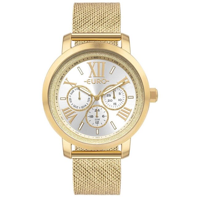 Relógio Euro Feminino Multiglow Dourado - EU6P29AIM/4D EU6P29AIM/4D