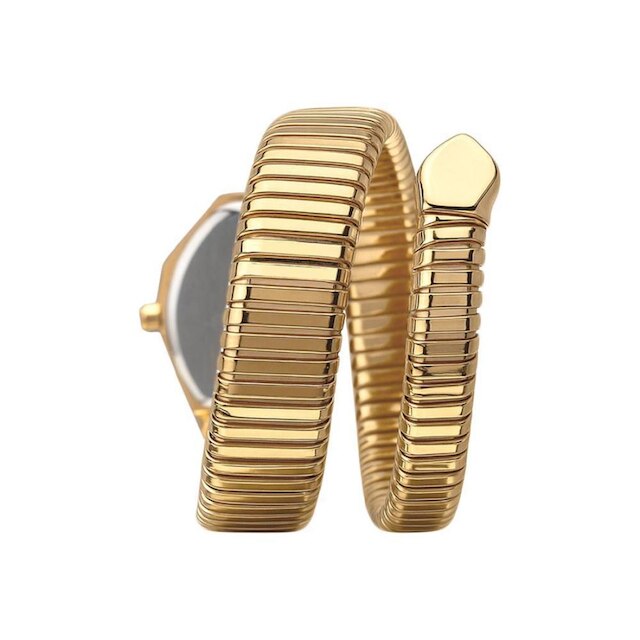 Relógio Euro Feminino Ref: Eu2035zam/5d Bracelete Serpentes Dourado