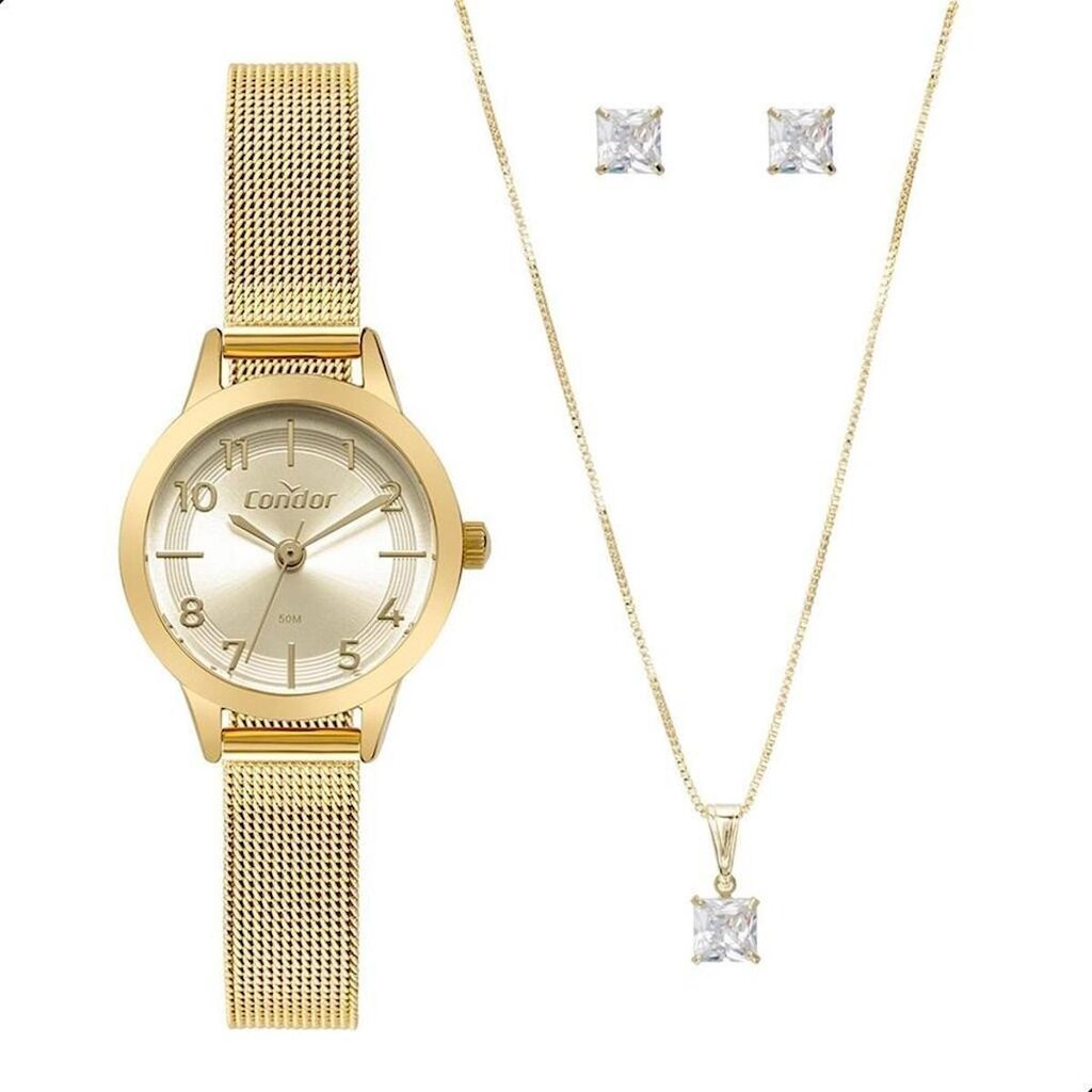Relógio Feminino Condor Analógico CO2035NHW/K4X com Conjunto