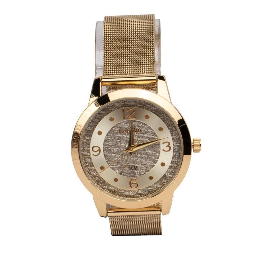 Relógio Feminino Condor com Brilho CO2039MUC/K4D com Conjunto Dourado
