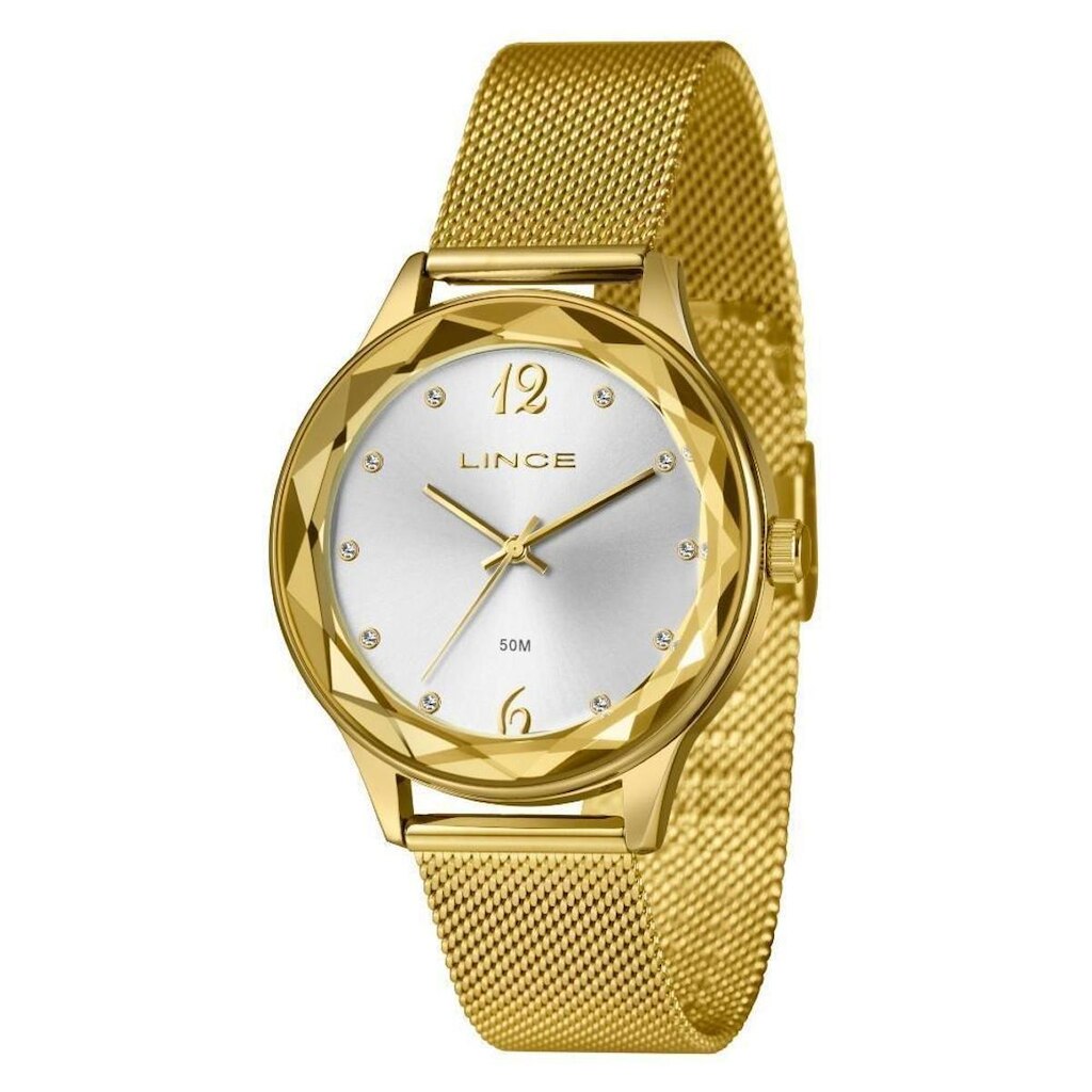 Relógio Feminino Lince Dourado LRG4826L40 S2KX