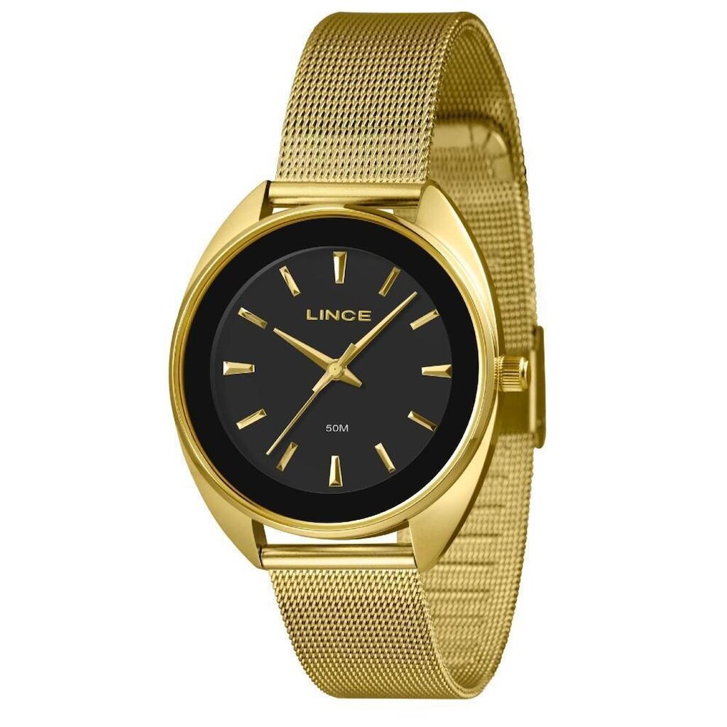 Relógio Feminino Lince Dourado LRGJ175L38 P1KX