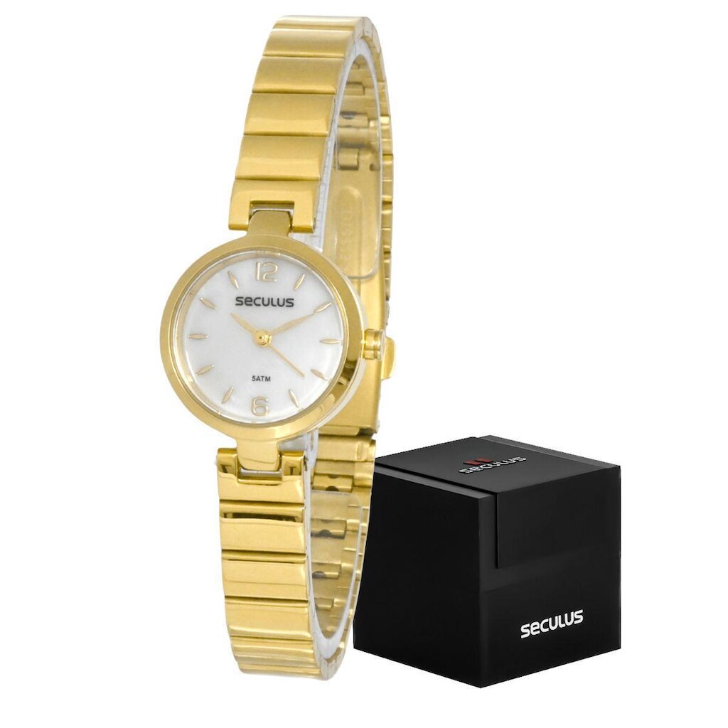 Relógio Feminino Original Seculus de Pulso Prova D'agua