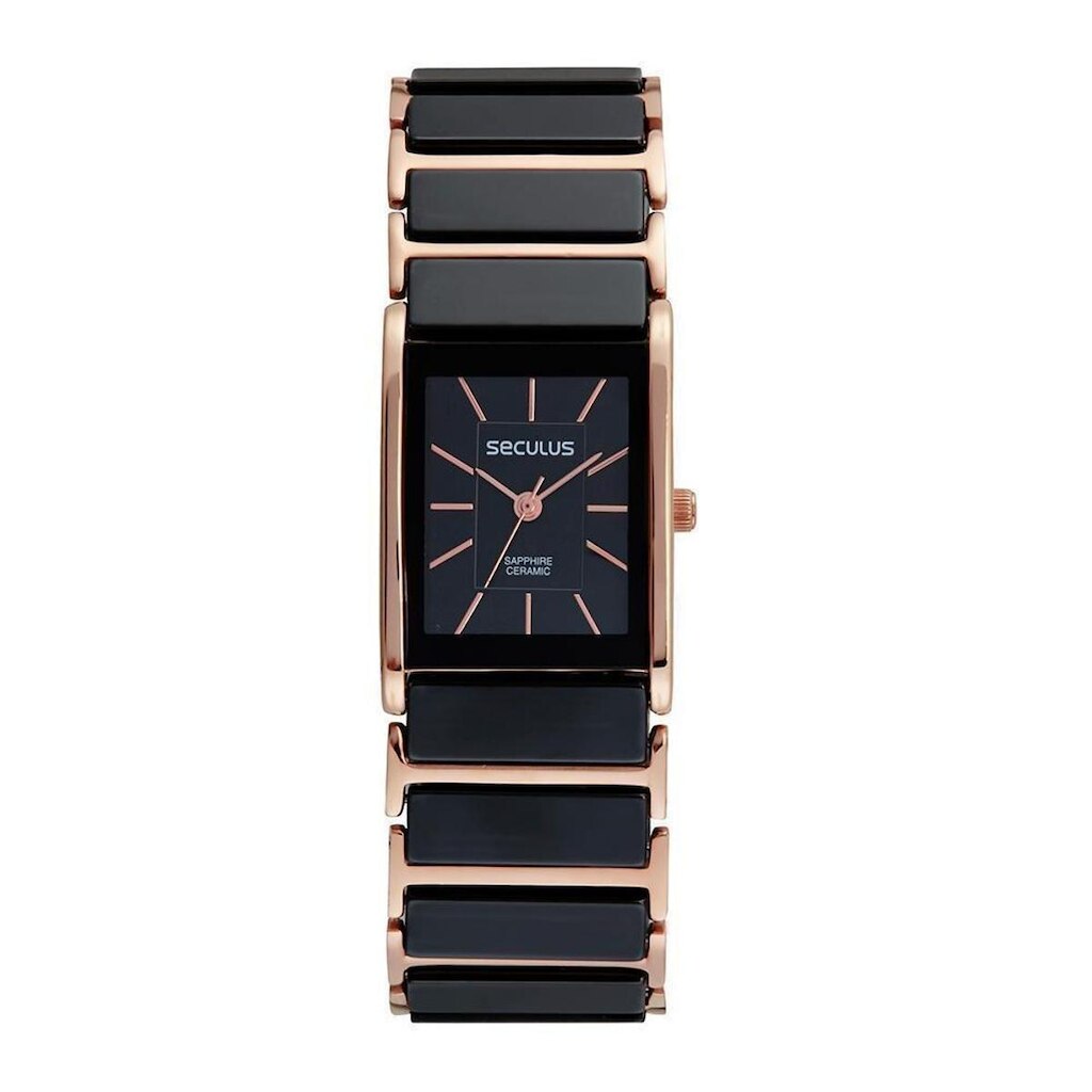Relógio Feminino Seculus Cerâmica 77230LPSVRQ2