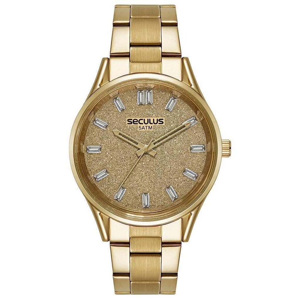 Relógio Feminino Seculus Glitter e Cristais 44246LPSVDS1