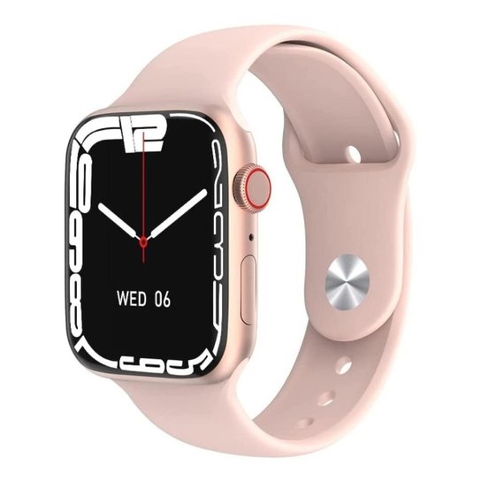 Relogio Feminino Smartwatch W17 Original Faz Ligaçao Monitor de Atividades Troca Pulseira - Rosa Menor preço em Relogio Feminino Smartwatch W17 Original Faz Ligaçao Monitor de Atividades Troca Pulseira - Rosa