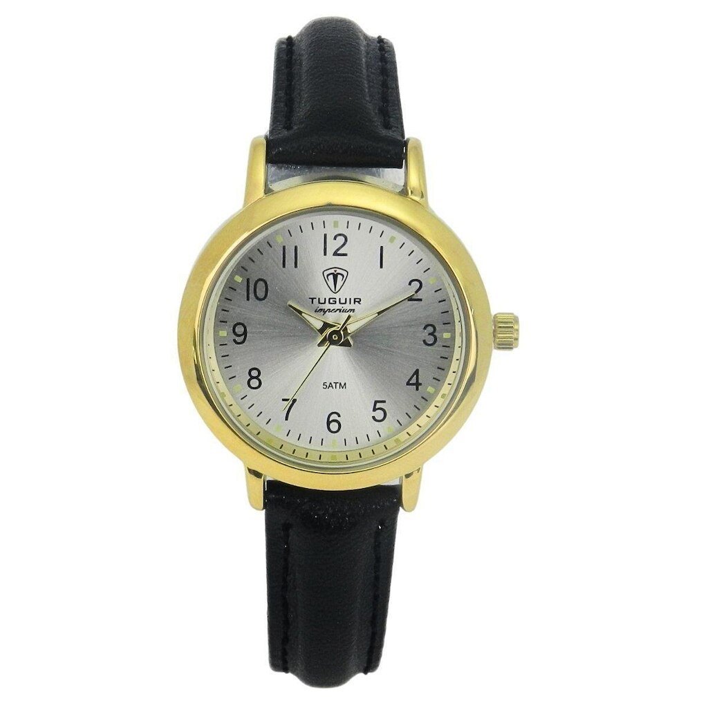 Relógio Feminino Tuguir Analógico Imperium TG30492 Dourado e Prata e Preto