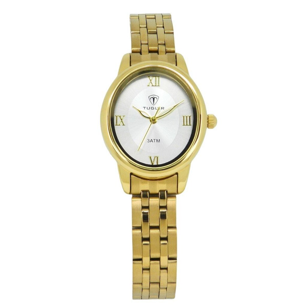 Relógio Feminino Tuguir Analógico TG35140 Dourado e Prata