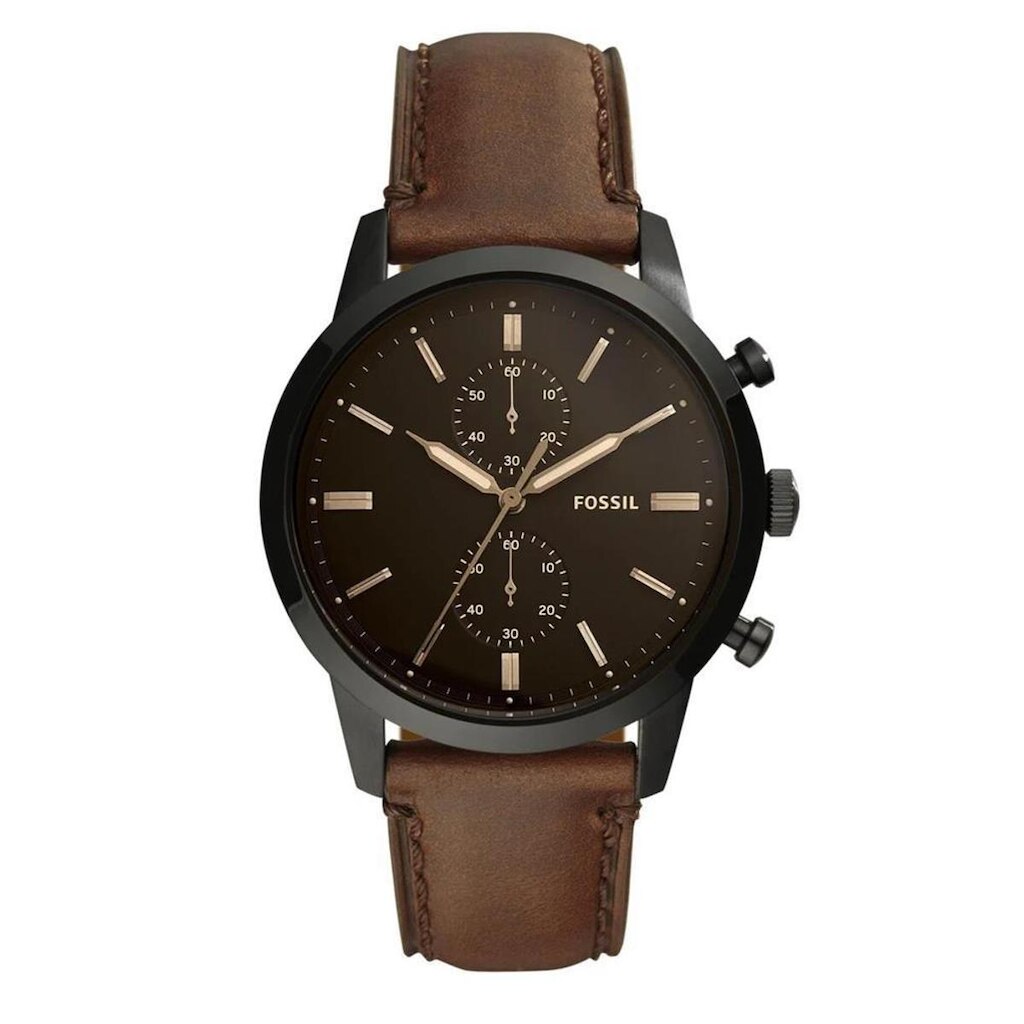 Relógio Fossil   Fs/0mn Cronógrafo Black