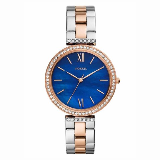 Relógio Fossil Madeline Feminino - Prata Menor preço em Relógio Fossil Madeline Feminino - Prata