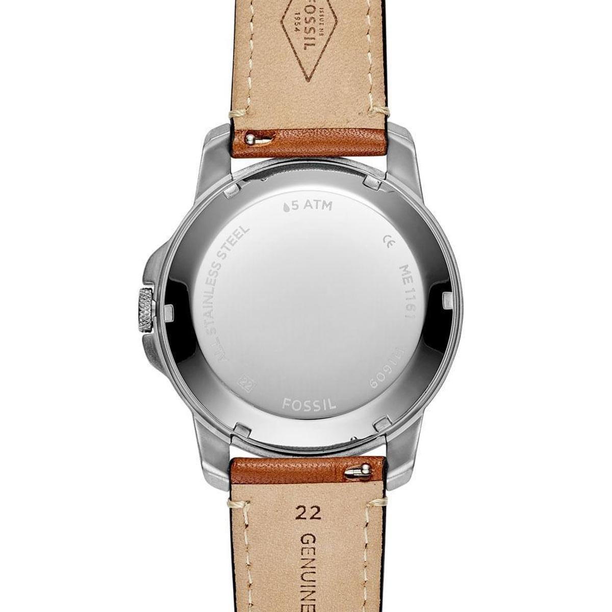 Relógio Fossil Masculino Grant ME1161/0AN ME1161/0AN Prata