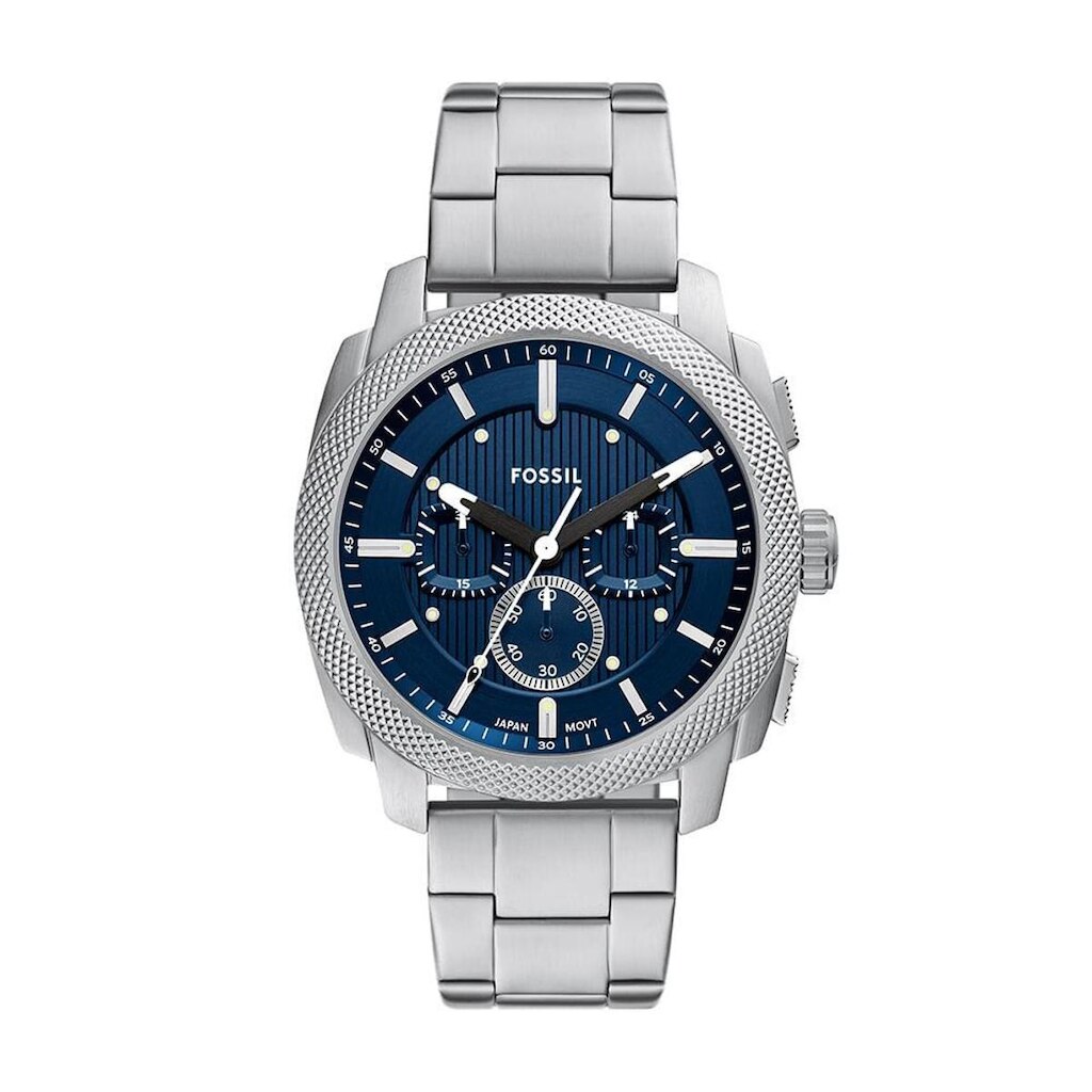 Relógio Fossil Masculino Machine Prata - FS6096/1AN