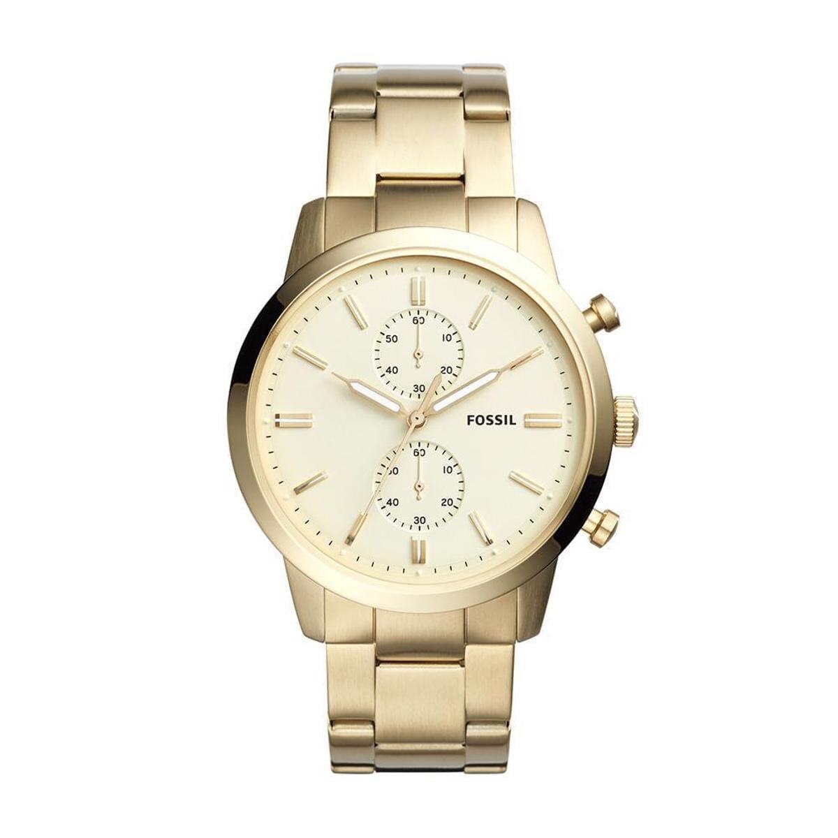 Relógio Masculino FOSSIL Casual Townsman Prata FS5407/1CN
