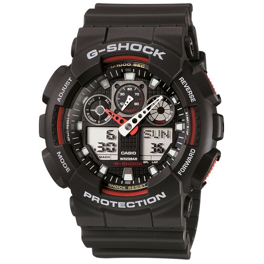 Relógio G-Shock Digital GA-100 - Preto é ruim? Relógio G-Shock Digital GA-100 - Preto é boa?