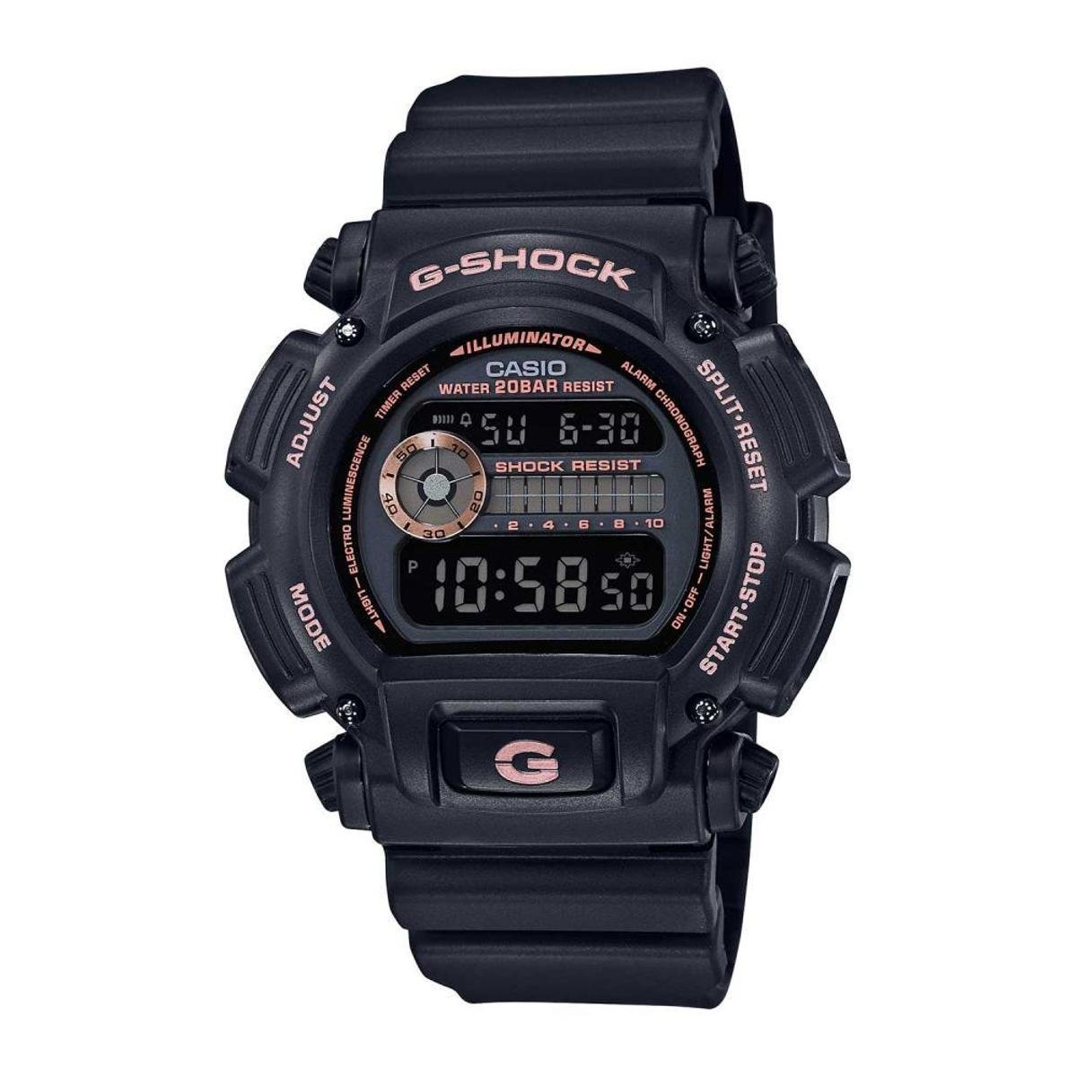 Relógio G-Shock DW-9052GBX - Preto+Rosa | Netshoes