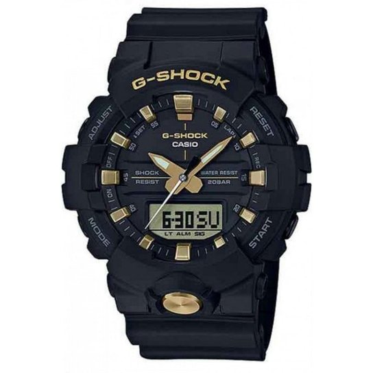 Relógio G-Shock GA-810B - Preto e Dourado Menor preço em Relógio G-Shock GA-810B - Preto e Dourado