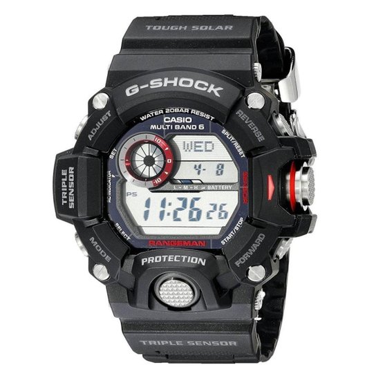 Relógio G-Shock Rangeman GW-9400-1DR - Preto Menor preço em Relógio G-Shock Rangeman GW-9400-1DR - Preto