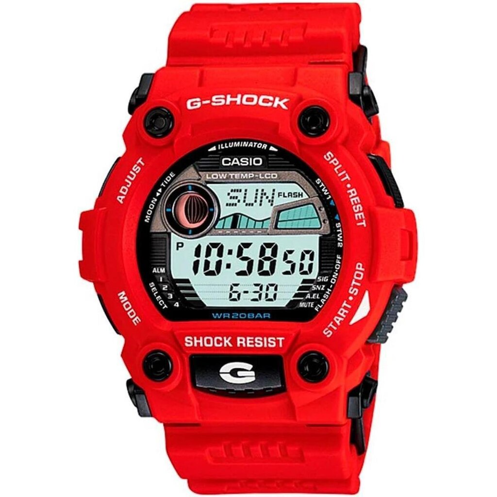 Relógio G-Shock Tábua de Maré G-7900A-4DR Vermelho *G Rescue