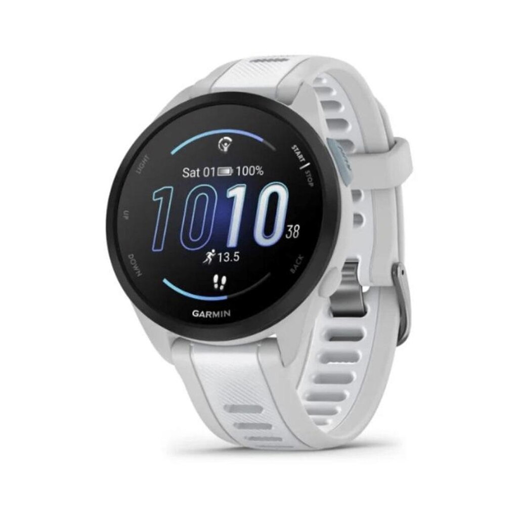 Relógio Garmin Smartwatch Forerunner 165 Basic Esportivo com GPS - Branco