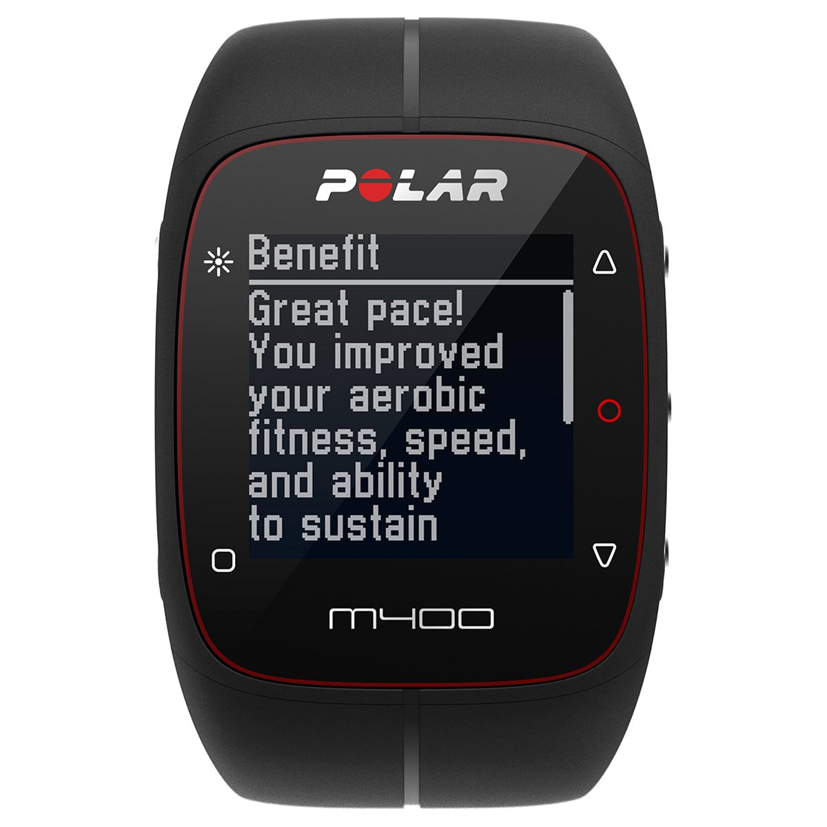 polar m400 com cinta