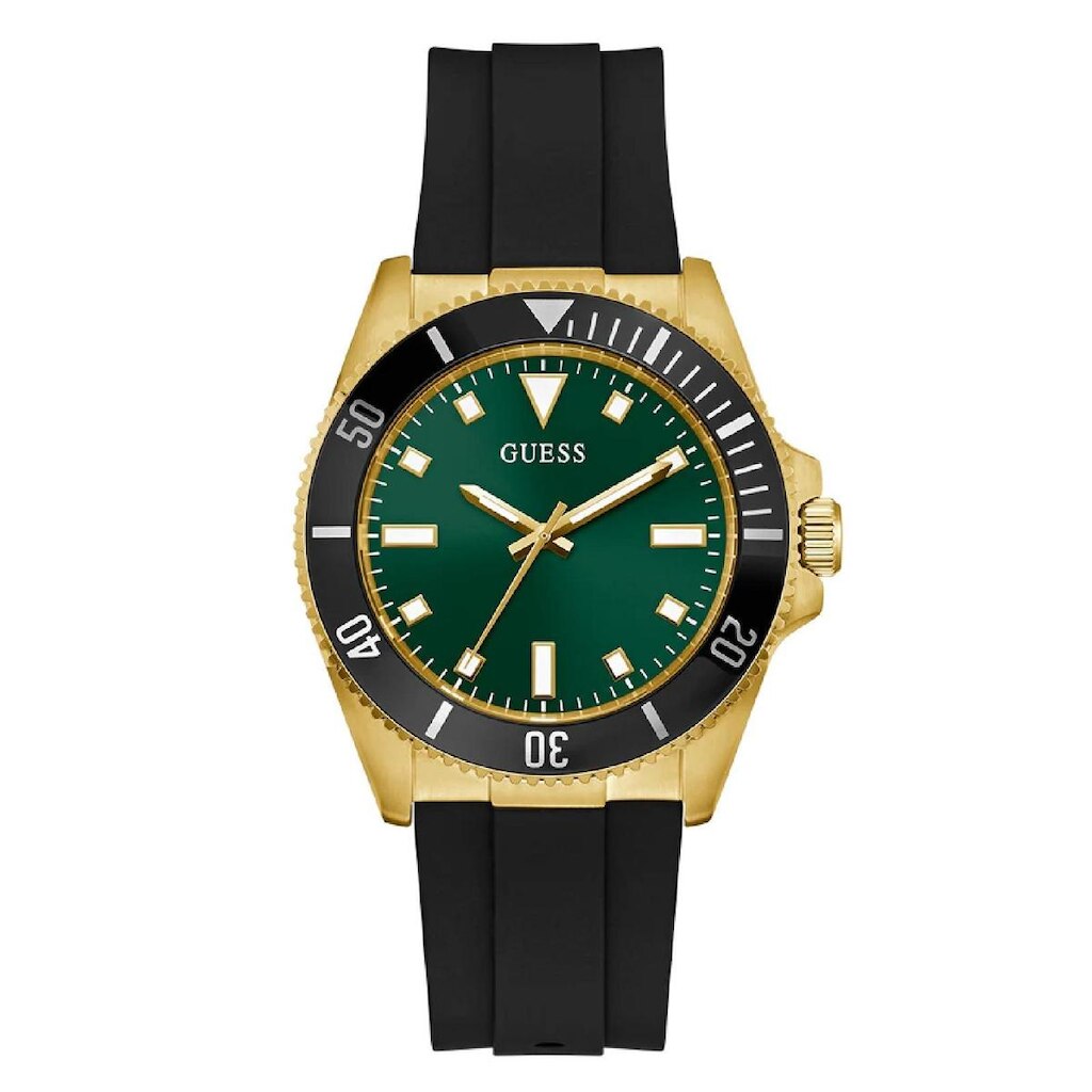 Relógio Guess Masculino GW0969G2 Verde e Dourado